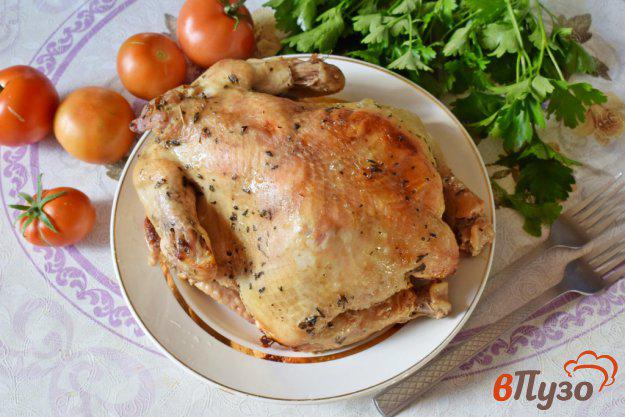 фото рецепта: Курица запеченная в горчично-соевом маринаде