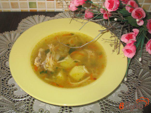 фото рецепта: Куриный суп с вермишелью