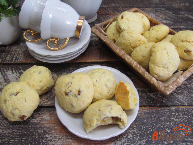 фото рецепта: Творожное печенье с семечками и изюмом