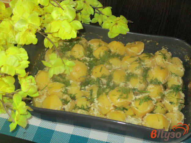 фото рецепта: Картофель в сметане на гарнир