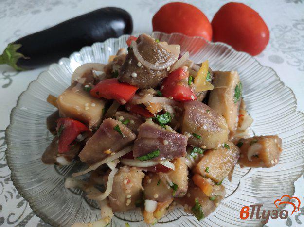 фото рецепта: Маринованные баклажаны с овощами и петрушкой