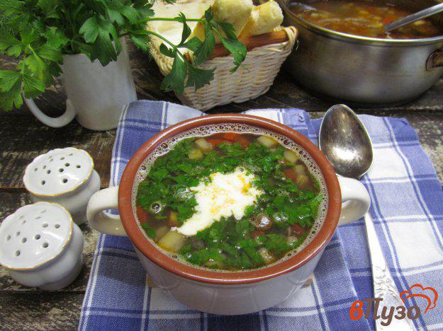 фото рецепта: Кабачковый суп с чечевицей