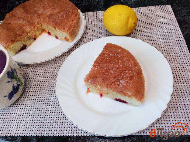 фото рецепта: Абрикосово-сливовый пирог