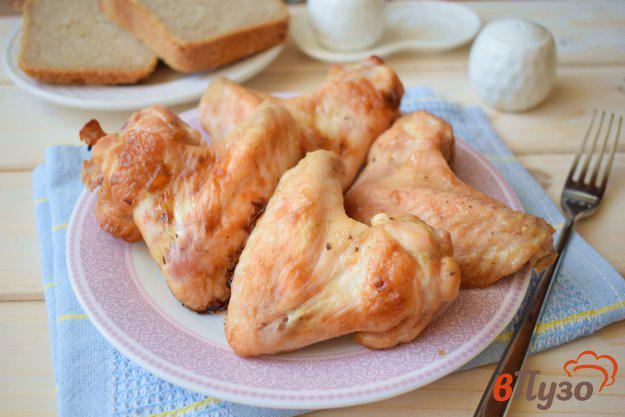 фото рецепта: Куриные крылья в сметанно-горчичном соусе