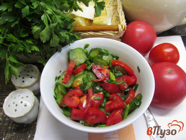 фото рецепта: Острый салат из огурцов