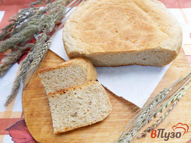 фото рецепта: Хлеб пшеничный с кукурузной и цельнозерновой мукой