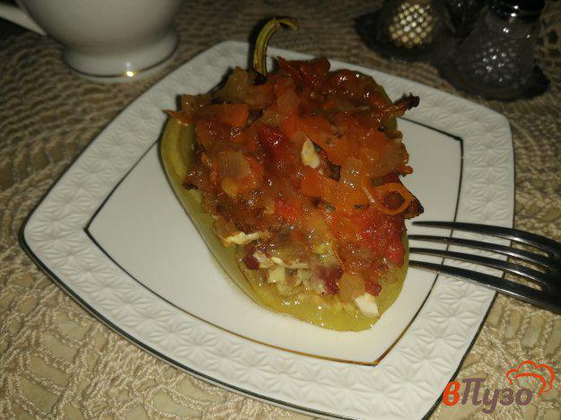 фото рецепта: Перец фаршированный мясом и капустой