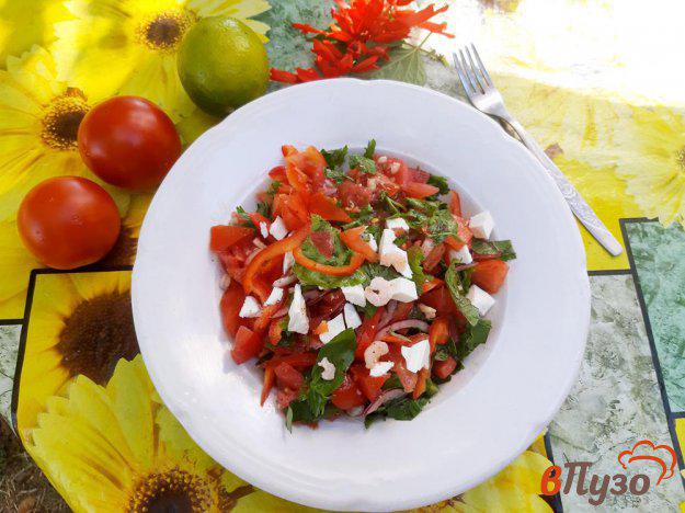 фото рецепта: Салат из помидоров с креветками