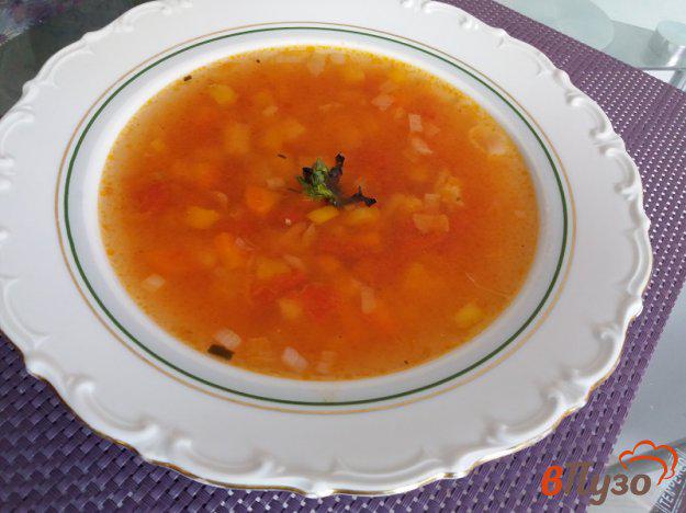 фото рецепта: Томатный суп на курином бульоне