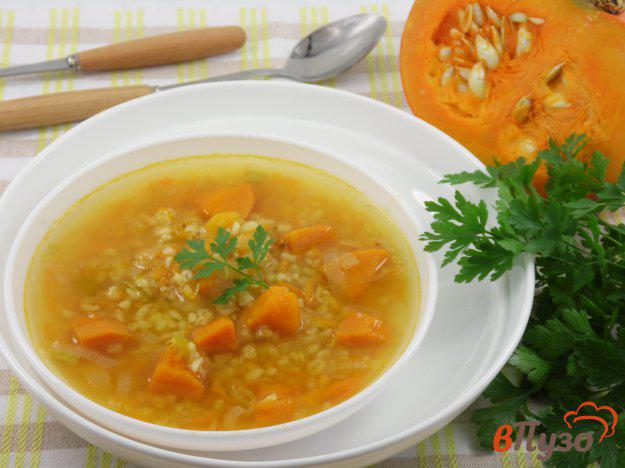 фото рецепта: Суп с булгуром и тыквой