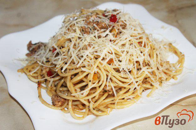 фото рецепта: Спагетти Болоньезе с болгарским перцем