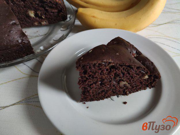 фото рецепта: Шоколадный пирог с бананом