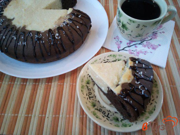 фото рецепта: Шоколадный пирог с творогом
