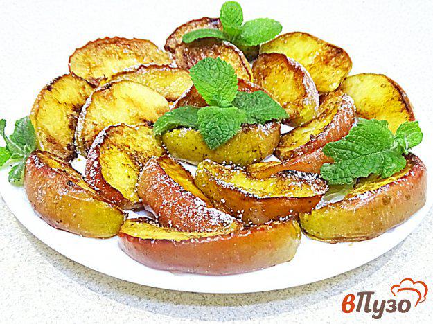 фото рецепта: Десертные жареные яблоки