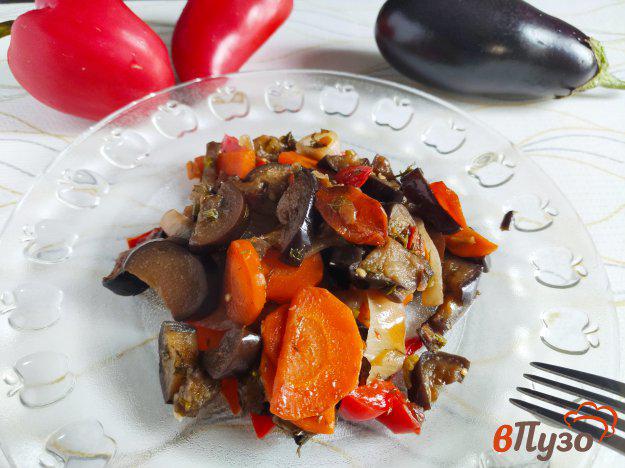 фото рецепта: Жареные овощи с чесноком и укропом