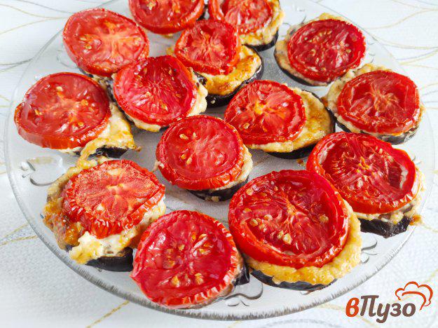 фото рецепта: Закуска из баклажанов с помидорами и плавленым сырком