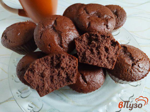 фото рецепта: Шоколадные кексы на сметане