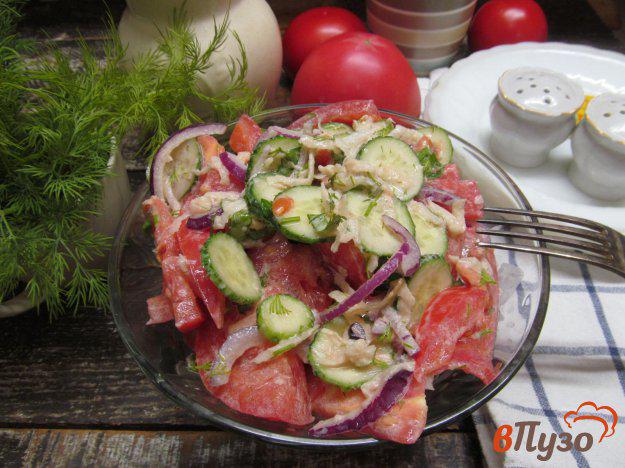 фото рецепта: Овощной салат с редькой