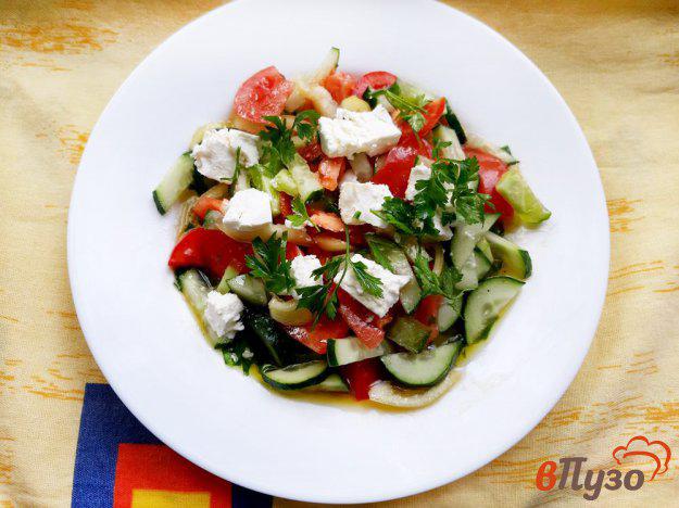 фото рецепта: Салат овощной с фетой