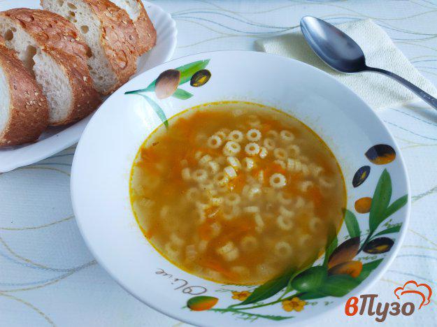фото рецепта: Макаронный суп на бульоне
