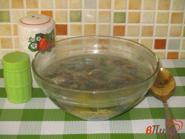 фото рецепта: Суп грибной с лапшой