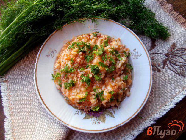 фото рецепта: Рис с фаршем в томате