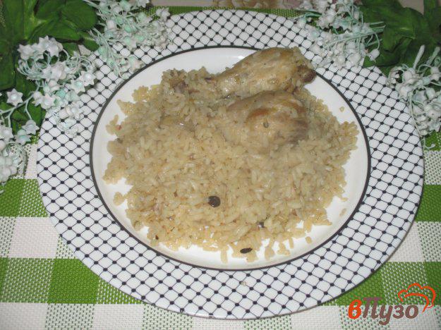 фото рецепта: Куриные голени с рисом