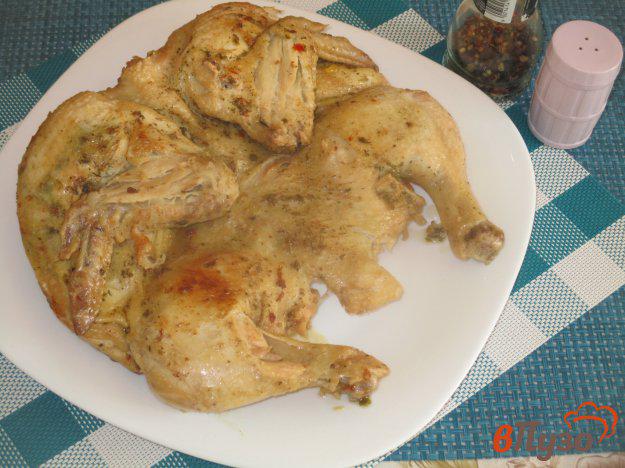 фото рецепта: Курица жареная на сковороде целиком