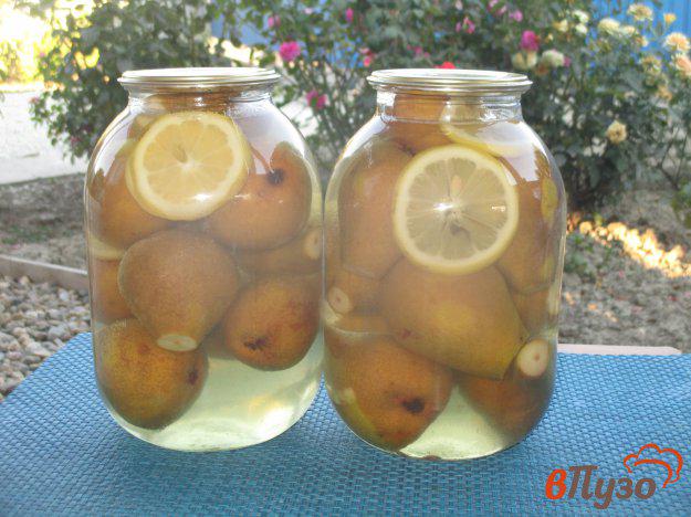 фото рецепта: Груши консервированные в сиропе с лимоном