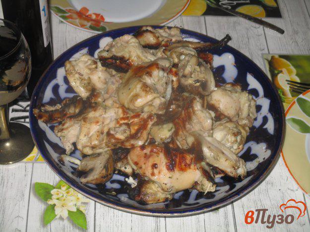 фото рецепта: Шашлык куриный с грибами