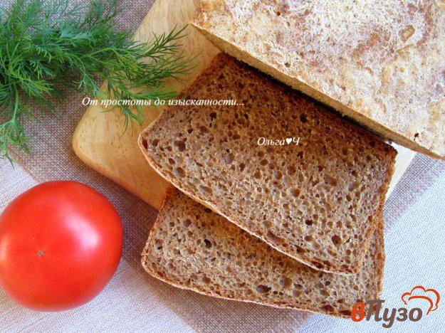 фото рецепта: Томатный хлеб с солодом