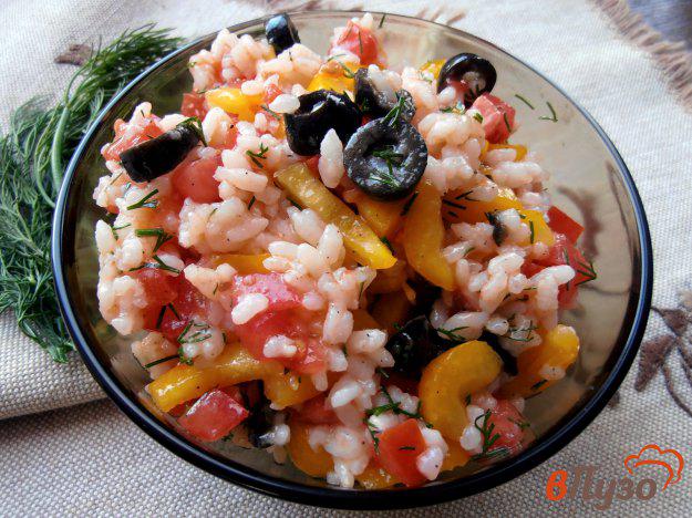 фото рецепта: Овощной салат с рисом