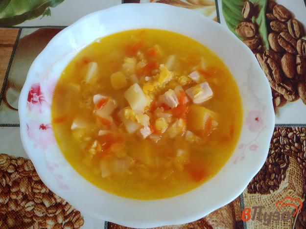 фото рецепта: Гороховый суп с овощами