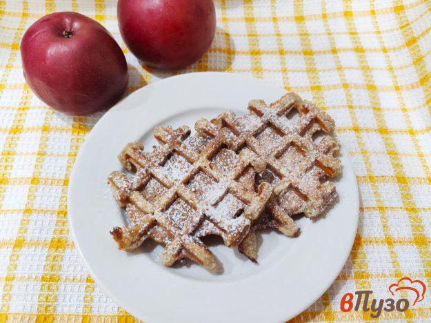 фото рецепта: Творожно-яблочные вафли