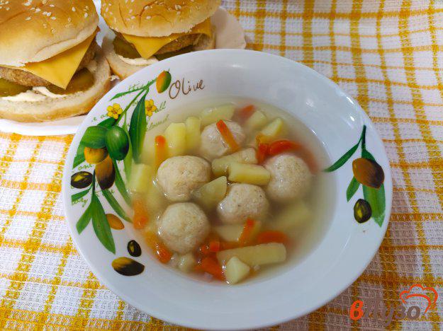 фото рецепта: Суп с сырными фрикадельками