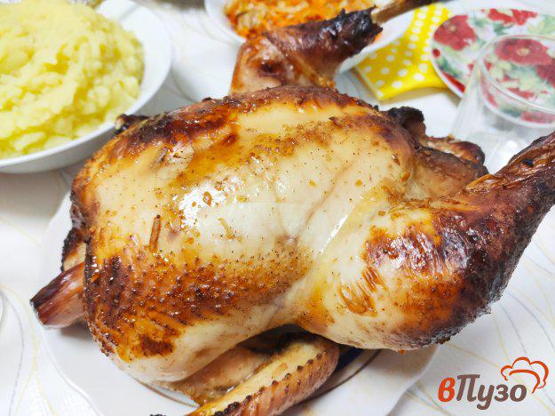 фото рецепта: Курица запечённая в медово-соевом маринаде