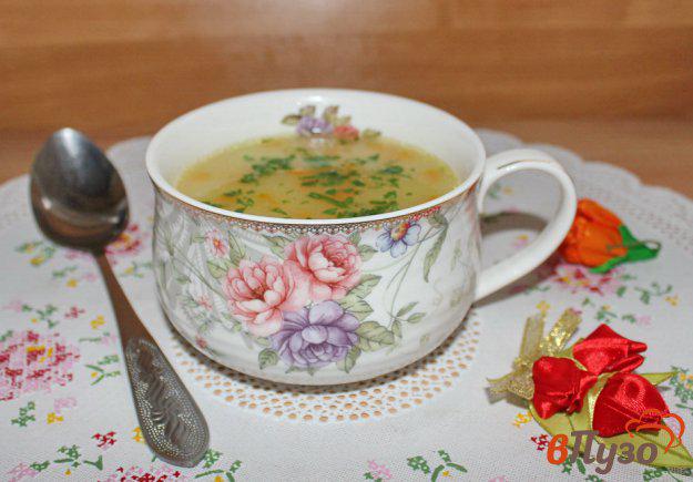 фото рецепта: Суп с овсяными хлопьями и тыквой
