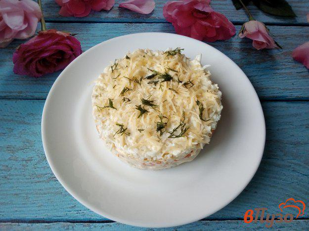 фото рецепта: Салат с консервированным тунцом и рисом