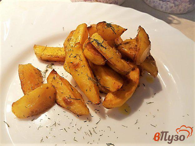 фото рецепта: Запеченный картофель фри