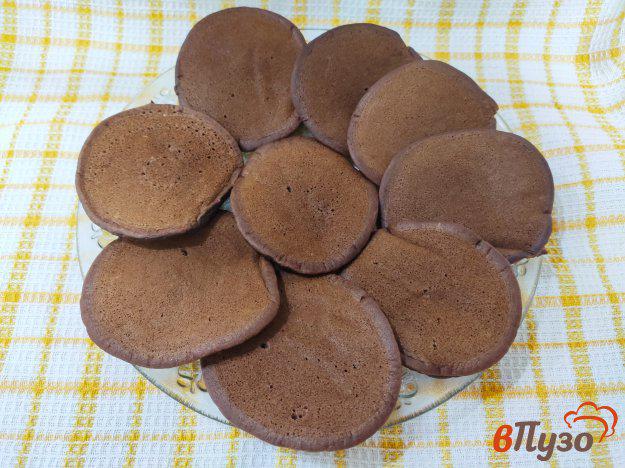 фото рецепта: Шоколадные панкейки на кефире