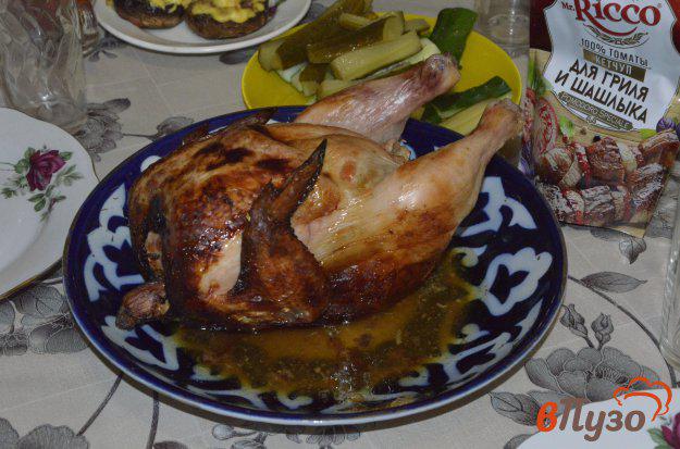 фото рецепта: Курица запеченная в медово-грейпфрутовом маринаде