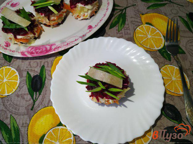 фото рецепта: Порционный салат Шуба