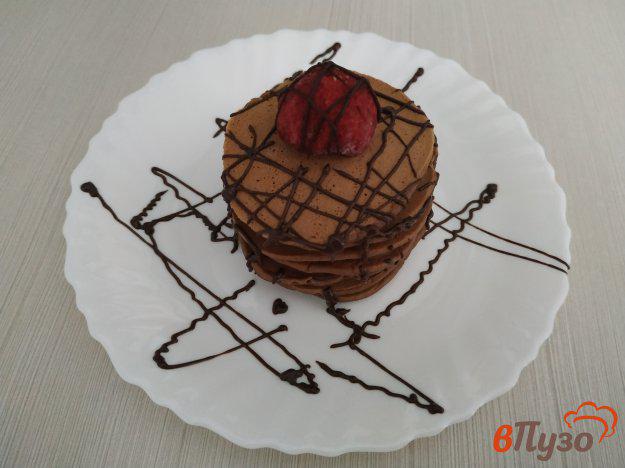 фото рецепта: Шоколадные панкейки на сметане