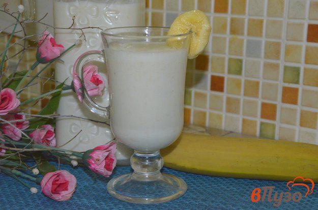 фото рецепта: Банановый молочный коктейль
