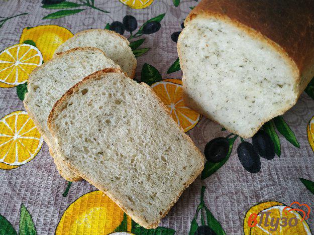 фото рецепта: Хлеб формовой с укропом