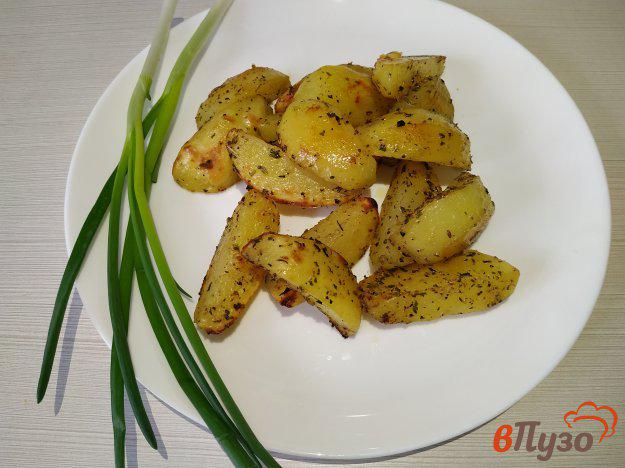фото рецепта: Запечённый картофель в рукаве
