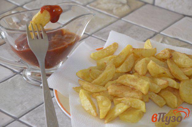 фото рецепта: Картофель фри с томатным соусом