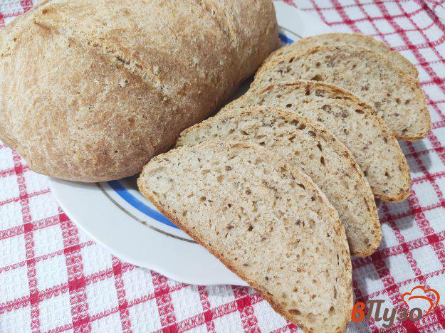 фото рецепта: Хлеб с семенами льна и отрубями