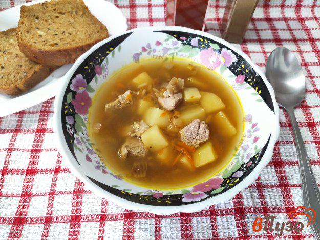 фото рецепта: Суп со свининой и рисом