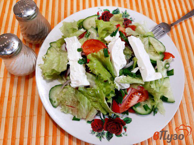 фото рецепта: Салат из овощей с фетой
